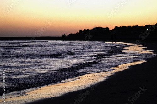 Atardecer en la playa