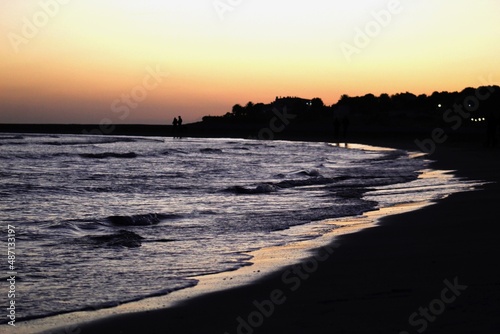 Atardecer en la playa
