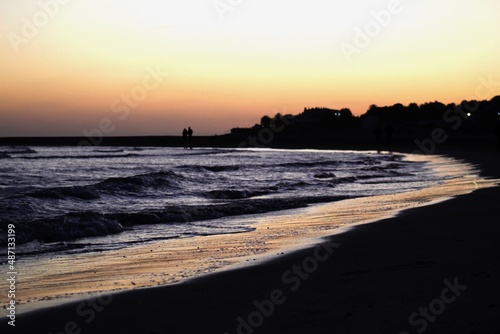Atardecer en la playa
