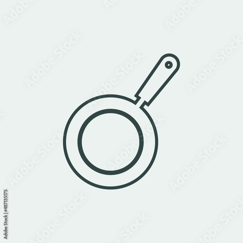 Pan vector icon illustration sign