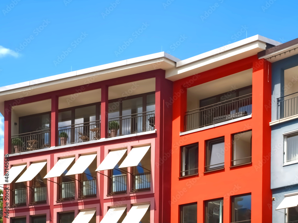 Fototapeta premium Colorful houses in Stuttgart in Germany