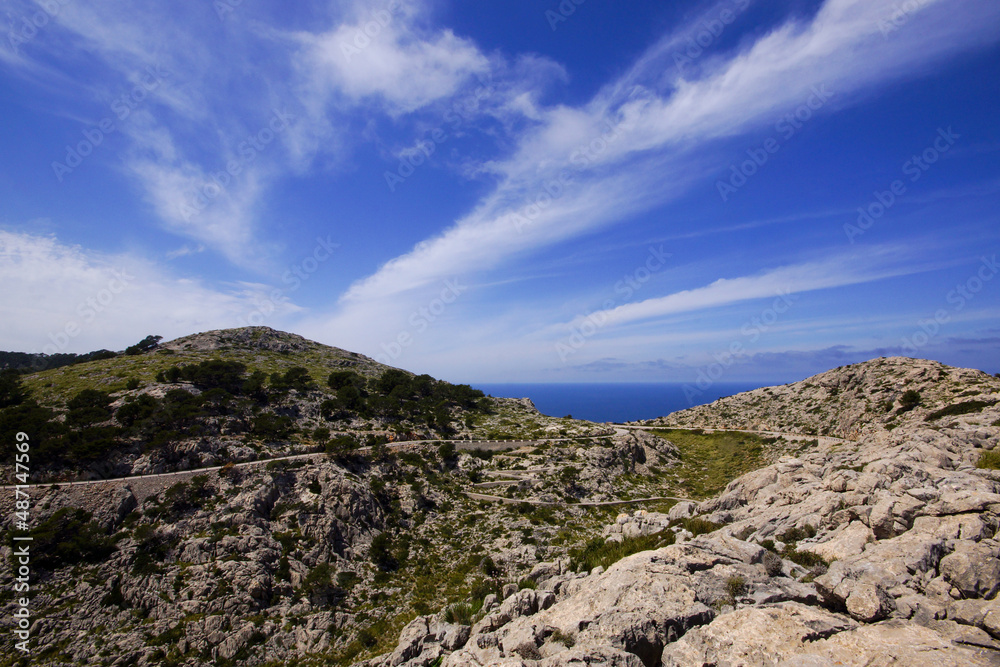 View from Cap de Formentor, Majorca, Spain