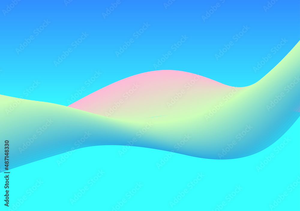 abstract background wave line smooth curve for background illustration vector