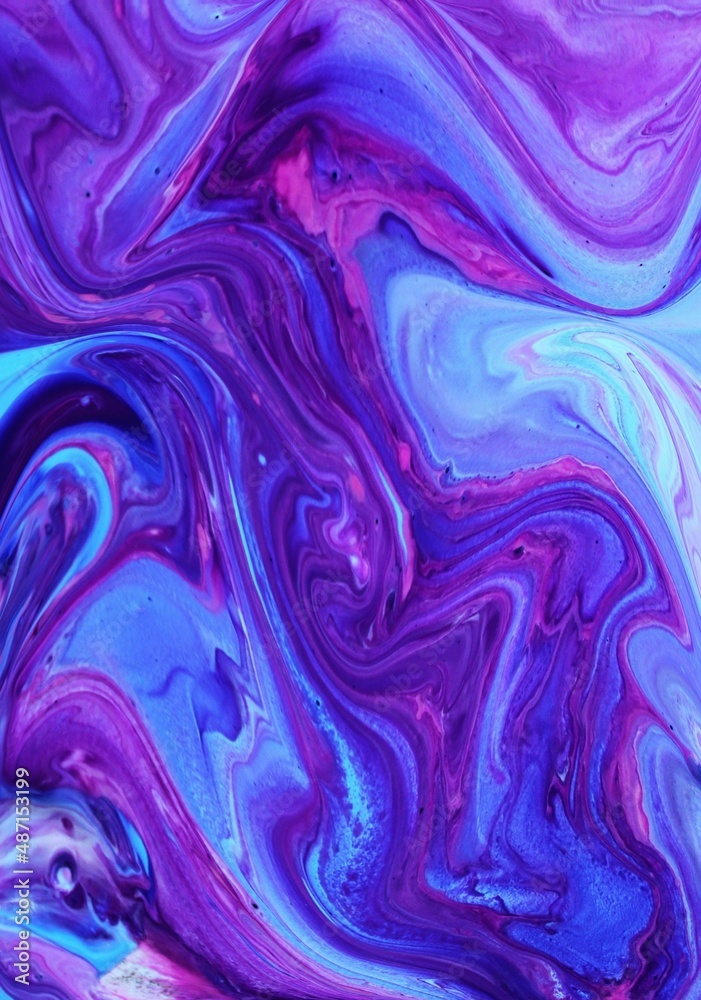 Pink and blue marble background. Bright shades. Acrylic paint spreads freely and creates an interesting pattern. Background for laptop cover, book, laptop, fabric Pink and blue marble background. Bright shades. Acrylic paint spreads freely and creates an interesting pattern. Background for laptop cover, book, laptop, fabric