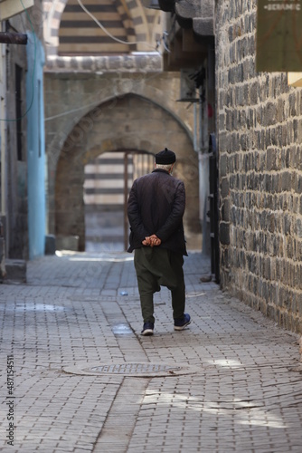 businessman walking on the street