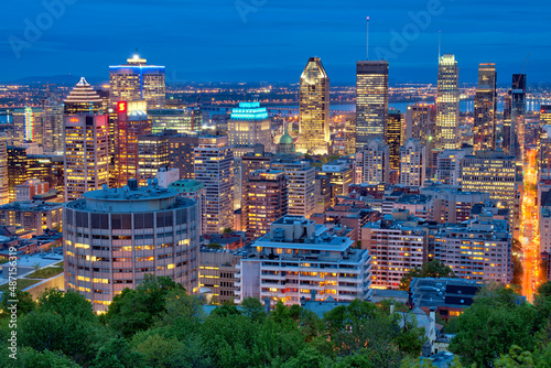 Montreal Skyline from Moont Royal