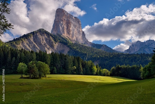 Mountain in the french alps (Mont Aiguille)