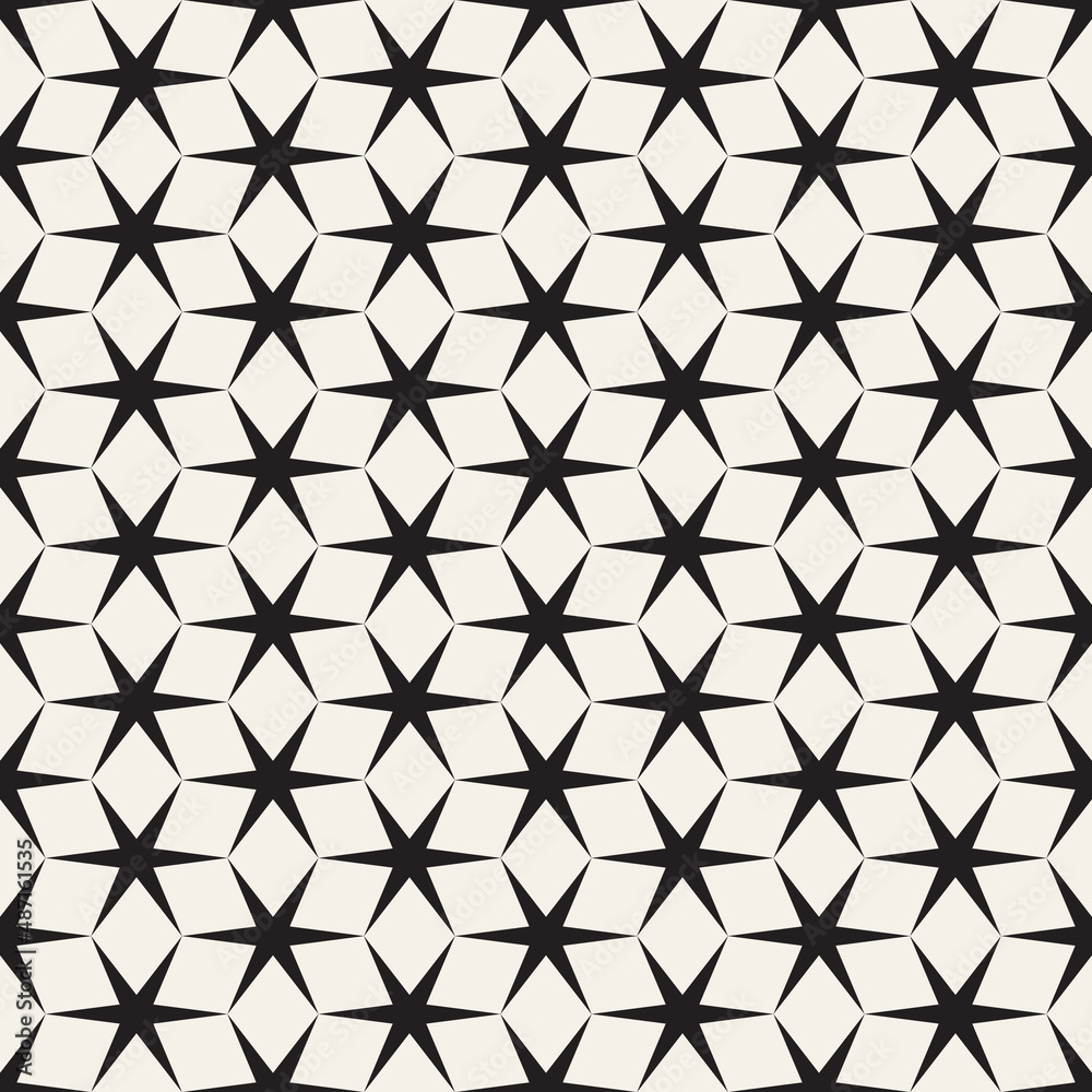 Vector seamless pattern. Repeating geometric abstract elements. Stylish monochrome background design. Vector seamless pattern. Repeating geometric abstract elements. Stylish monochrome background design.