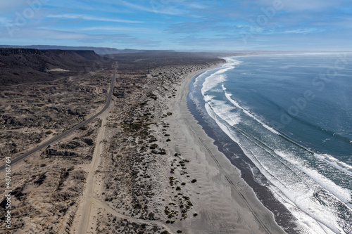 Scorpion Bay San Juanico Baja California Sur Mexico aerial panorama photo