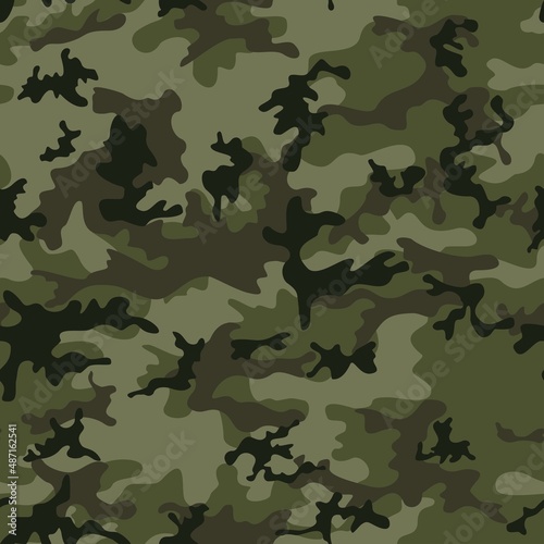  Abstract camo vector military seamless pattern, army texture.