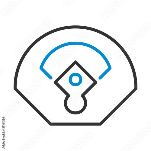 Baseball Field Aerial View Icon