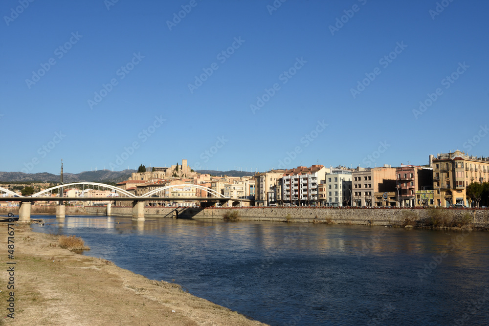 view of Tortosa, Tarragona province, Catalonia, Spain