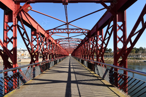 bridge of railway, Tortosa, Tarragona province, Catalonia, Spain photo