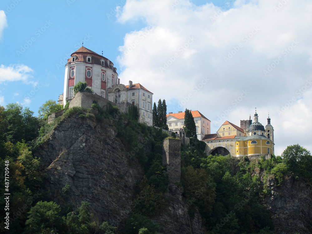 Vranov nad Dyji castle. South Moravia (Czech Republic)
