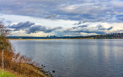 Clouds Lake And Bridge