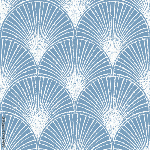 Vector Art deco seamless pattern. Minimalistic geometric design.  Vintage elegant background.