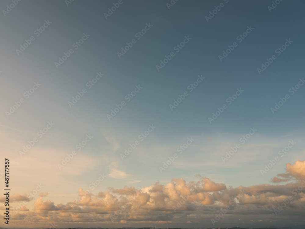 Low Angle View Of Sky At Sunset