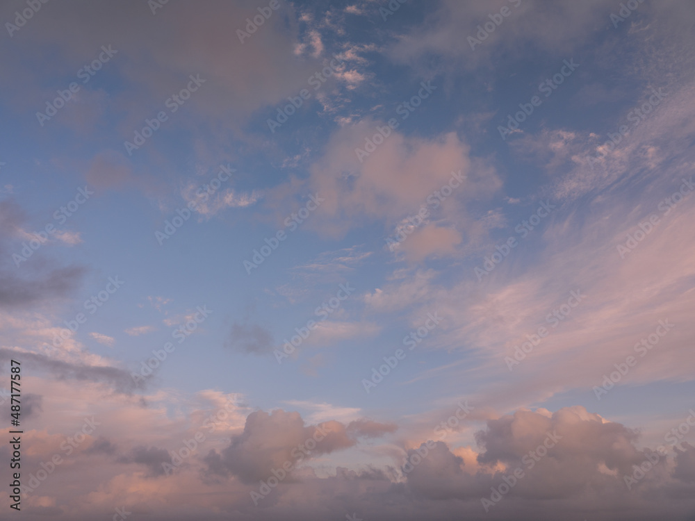 Low Angle View Of Sky At Sunset