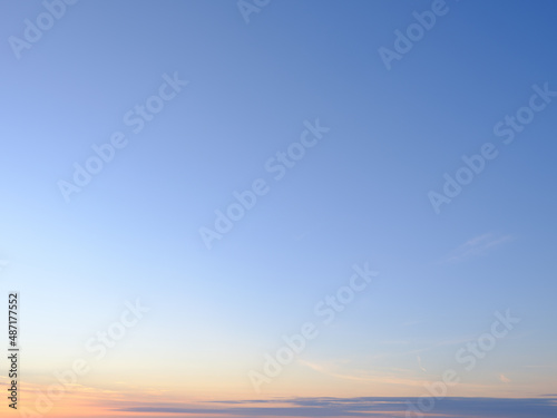 Low Angle View Of Sky At Sunset