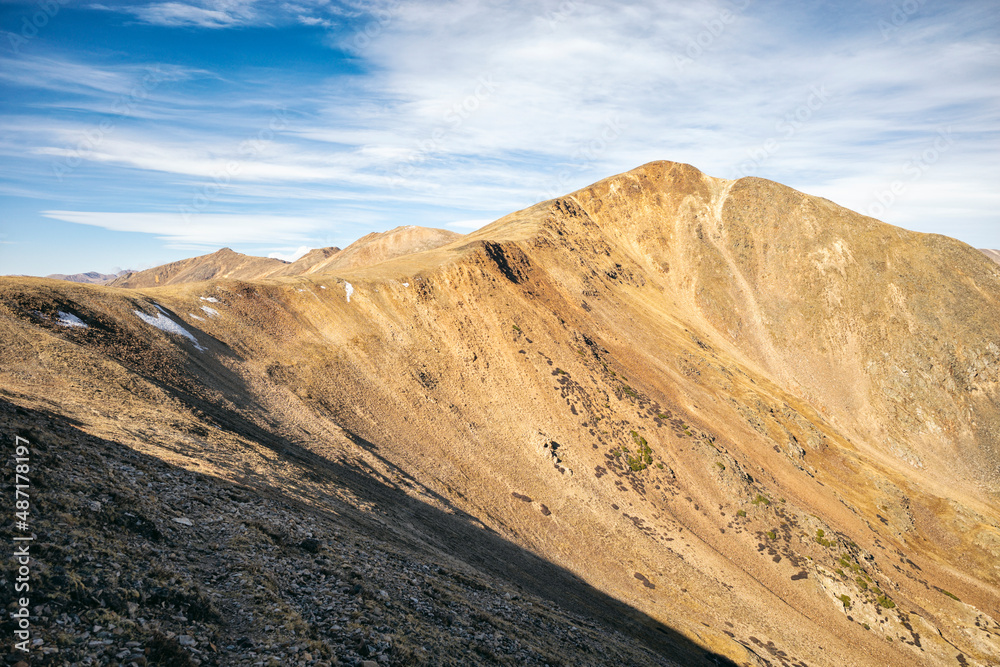 Landslide Peak in the Rocky Mountains