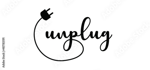 Slogan oops I'm so sorry. Funny vector electric quotes for motivation, networking internet concept Page not found, 404 error. Offline or online day and unplugged sign Under construction, broken cable