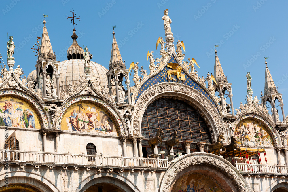 Detail of Basilica Di San Marco, Venice, Italy