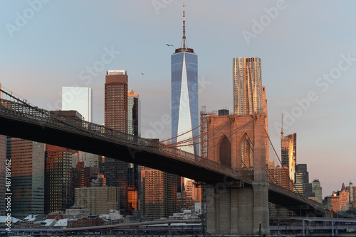 Manhattan Skyline - sunrise © Zain