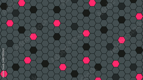 Vector illustration. Honeycomb background.
Geometric background. Hexagonal cells.