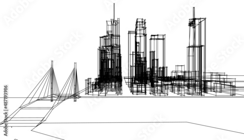 city concept sketch
