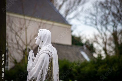 13 February 2022, Zijlpoort, Leiden, Netherlands, Image of the old Catholic Begraafplaats cemetery Zijlpoort photo