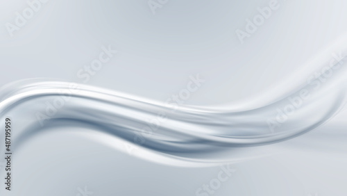 White and grey waves background. Abstract creative graphic for web. Modern business style with silver lines effect.
