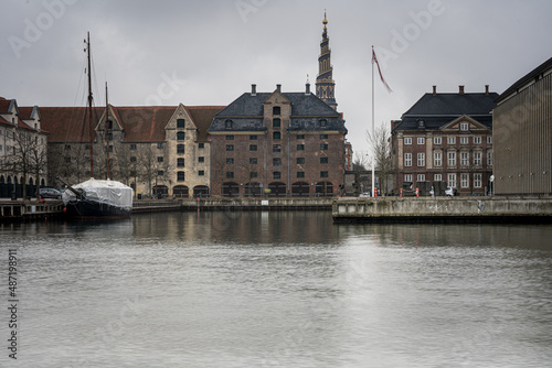 The port of Copenhagen, with the Stock Exchange in the background