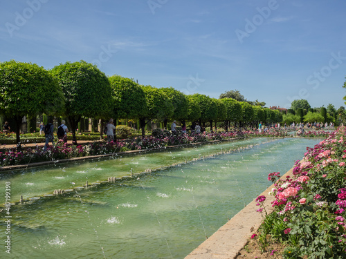 Gardens from the Alcazar de los Reyes Cristianos, Cordoba photo