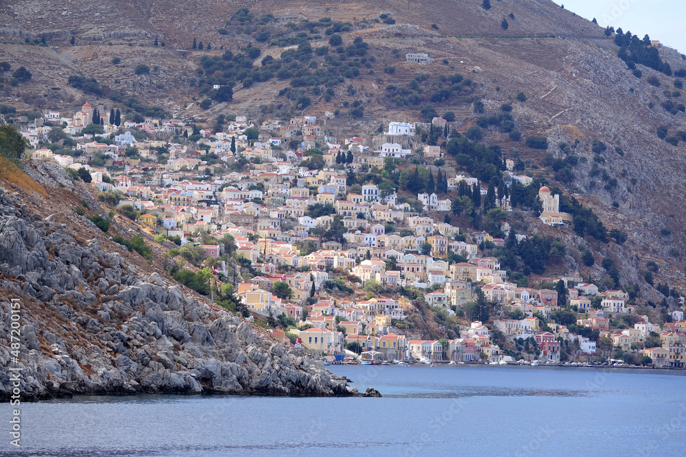 Obraz premium Symi, eine Insel bei Rhodos
