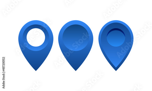 Free Download 3d map pins. Map location pin. Navigation marker on the map. - GFXLoad
