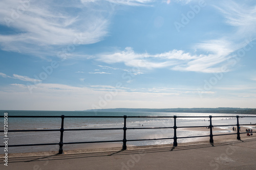 Seafront Promenade at Filey  Yorkshire