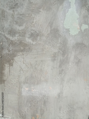 Gray paint old cracked background, wall background 