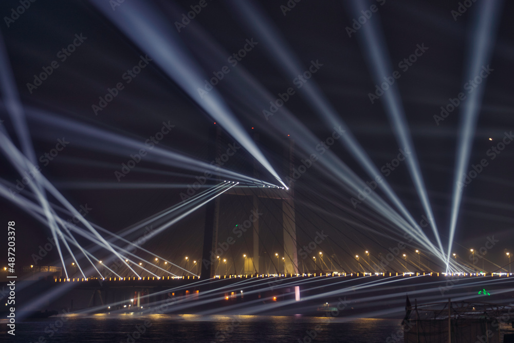 Obraz premium bridge at night