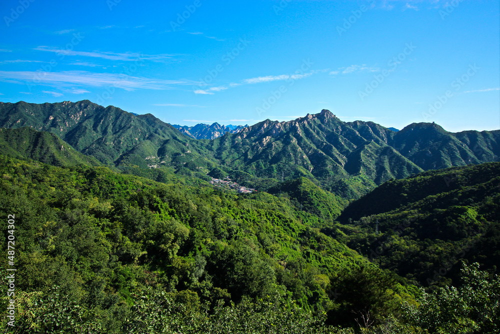 Krajobraz gór w Chinach