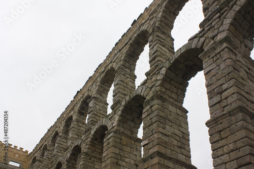 Roman Aqueduct in Segovia, Spain	
 photo