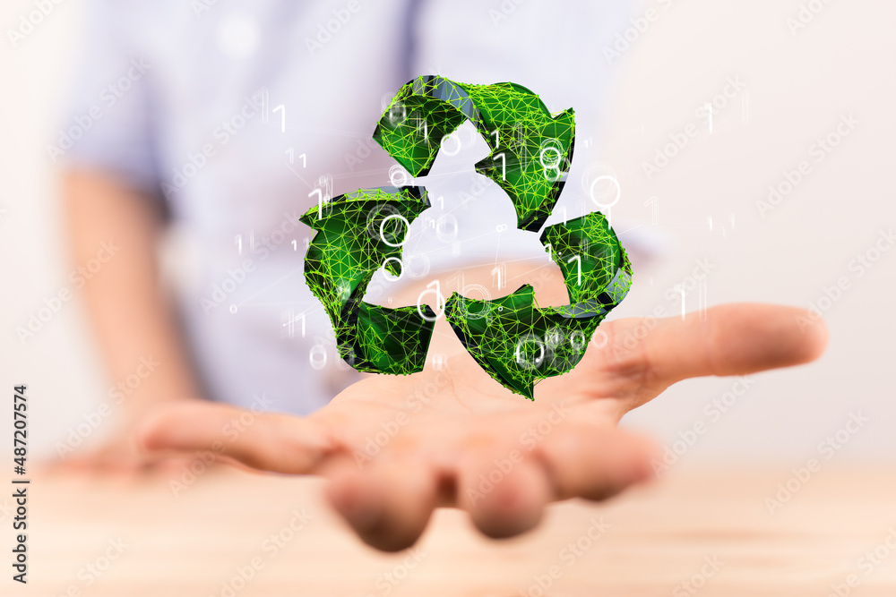 Recycling. Green recycle eco symbol Recycling. Green recycle eco symbol