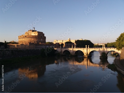 Obraz na płótnie Castel Sant angelo w salonie