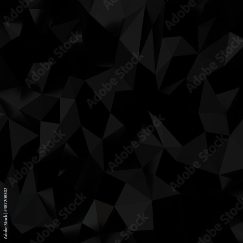 Abstract black wave paper c...