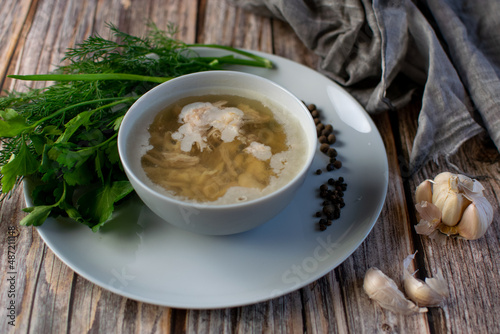 mushroom soup with mushrooms