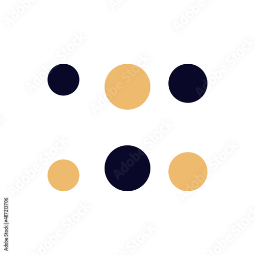 Wallpaper Mural abstract flat dot symbol tech modern  Torontodigital.ca