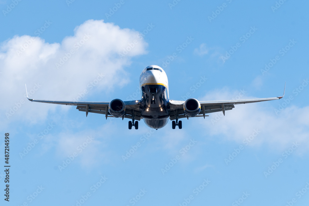 airplane in flight airplane in flight