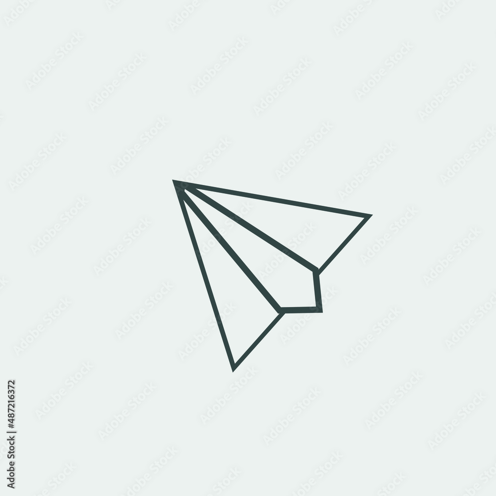 Paper vector icon illustration sign Paper vector icon illustration sign