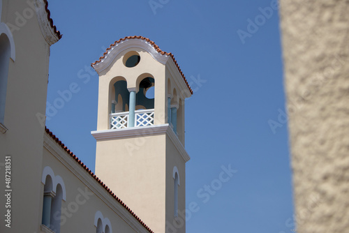 bell tower of the church
