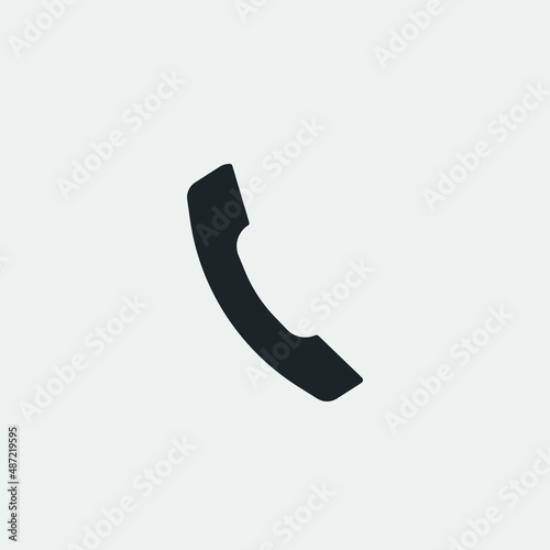 Telephone vector icon illustration sign