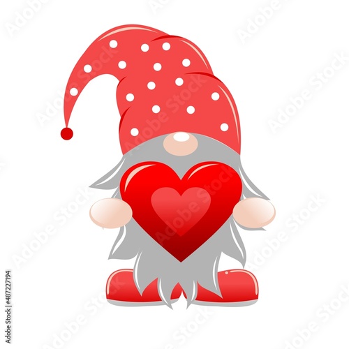 Gnome with heart symbol